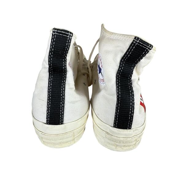 Converse Comme des Garçons Play Chuck Taylor High Milk Heart Men 9 Women 11 - Picture 7 of 9